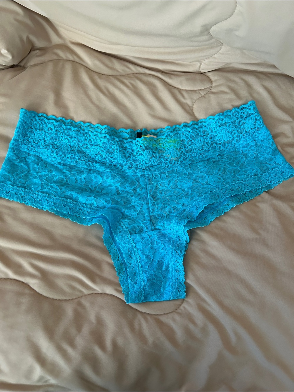Victoria Secret Lace Panties in Turquoise